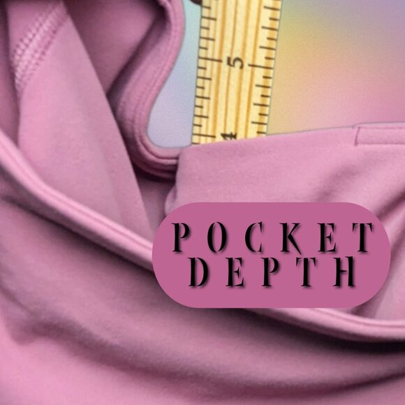 NWT Lululemon Groove SHR Crop 23" Magenta Glow Nulu Flared Leggings Size 4 - Picture 5 of 5